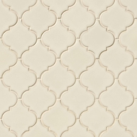 Msi Antique White Arabesque 10-1/2 In. X 15-1/2 In. X 8 Mm Glazed Ceramic Mosaic Wall Tile, 10PK ZOR-MD-0428